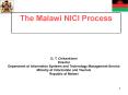 The Malawi NICI Process PowerPoint PPT Presentation