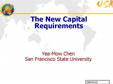 The New Capital Requirements