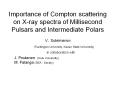 Importance of Compton scattering on X-ray spectra of Millisecond Pulsars and Intermediate Polars PowerPoint PPT Presentation