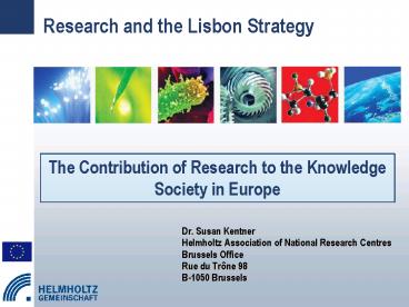 Research and the Lisbon Strategy