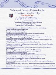 Values and Seeds of Vision for the