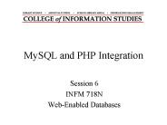 MySQL and PHP Integration