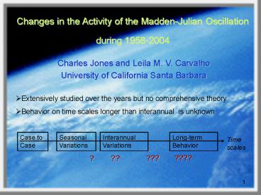 Charles Jones and Leila M. V. Carvalho