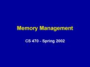 Memory Management