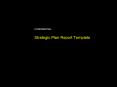 Strategic Plan Report Template PowerPoint PPT Presentation