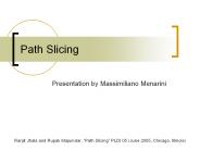 Path Slicing