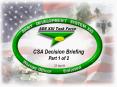 CSA Decision Briefing Part 1 of 2 PowerPoint PPT Presentation