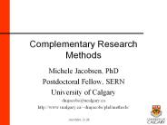 Complementary Research Methods