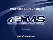 Proposed DDR Changes