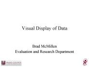 Visual Display of Data