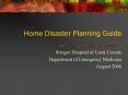 Home Disaster Planning Guide PowerPoint PPT Presentation