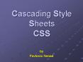 Cascading Style Sheets CSS PowerPoint PPT Presentation