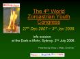 The 4th World Zoroastrian Youth Congress 27th Dec 2007  PowerPoint PPT Presentation