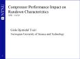 Compressor Performance Impact on Rundown Characteristics OPE 0410 PowerPoint PPT Presentation