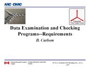 Data%20Examination%20and%20Checking%20Programs--Requirements%20B.%20Carlson
