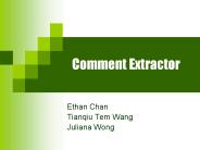 Comment Extractor