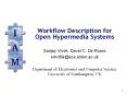 Workflow Description for Open Hypermedia Systems PowerPoint PPT Presentation