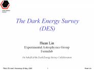 The Dark Energy Survey