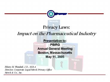 Privacy Laws: Impact on the Pharmaceutical Industry