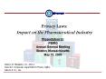 Privacy Laws: Impact on the Pharmaceutical Industry PowerPoint PPT Presentation