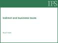 Indirect and business taxes PowerPoint PPT Presentation