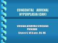 CONGENITAL ADRENAL HYPERPLASIA CAH PowerPoint PPT Presentation