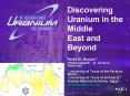Discovering Uranium in the Middle East and Beyond PowerPoint PPT Presentation