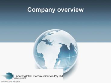 Company overview