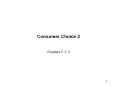 Consumer Choice 2 PowerPoint PPT Presentation