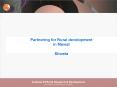 Partnering for Rural development in Mewat Shweta PowerPoint PPT Presentation
