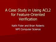 A%20Case%20Study%20in%20Using%20ACL2%20for%20Feature-Oriented%20Verification