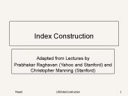 Index Construction