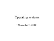 Operating systems