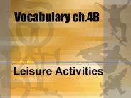 Vocabulary ch.4B