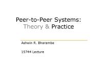 Peer-to-Peer Systems: Theory
