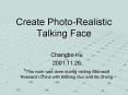 Create Photo-Realistic Talking Face PowerPoint PPT Presentation