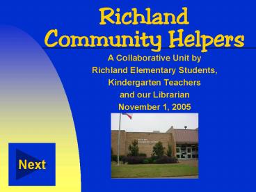 Richland Community Helpers