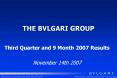 THE BVLGARI GROUP PowerPoint PPT Presentation
