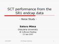 SCT performance from the SR1 endcap data PowerPoint PPT Presentation