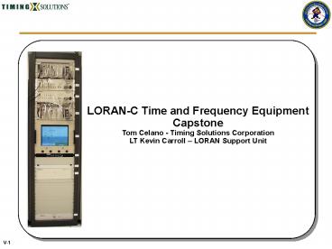 LORANC Time and Frequency Equipment