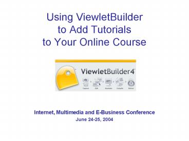 presentation player overlay