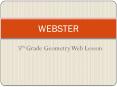 5th Grade Geometry Web Lesson PowerPoint PPT Presentation