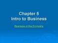 Chapter 5 Intro to Business PowerPoint PPT Presentation
