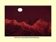 Full moon above Mount Kanchenjunga PowerPoint PPT Presentation