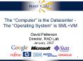 The Computer is the Datacenter The Operating System is SML VM PowerPoint PPT Presentation