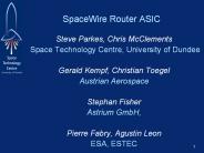 SpaceWire Router ASIC
