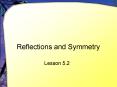 Reflections and Symmetry PowerPoint PPT Presentation