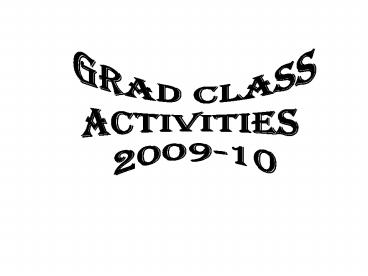 Committee for Prom Chair Slipcovers: