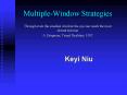 MultipleWindow Strategies PowerPoint PPT Presentation