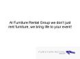 At Furniture Rental Group we dont just rent furniture, we bring life to your event PowerPoint PPT Presentation